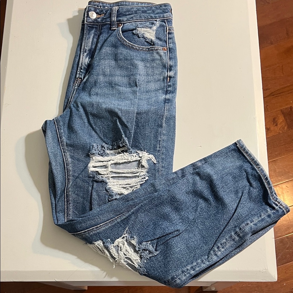 American Eagle Outfitters Blue Straight Leg Jeans
